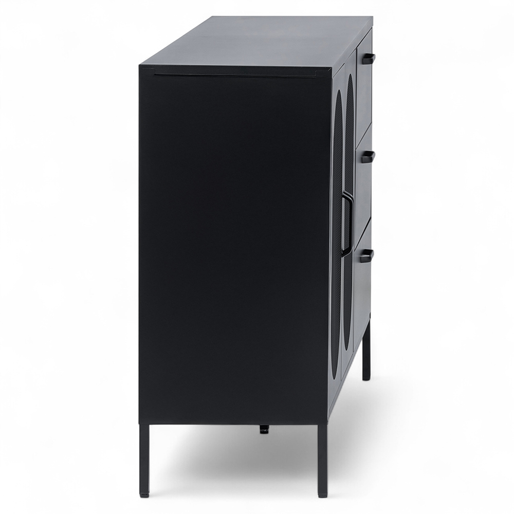 Rivian Cabinet (2 Mesh Doors with 3 Drawers) - Image 13