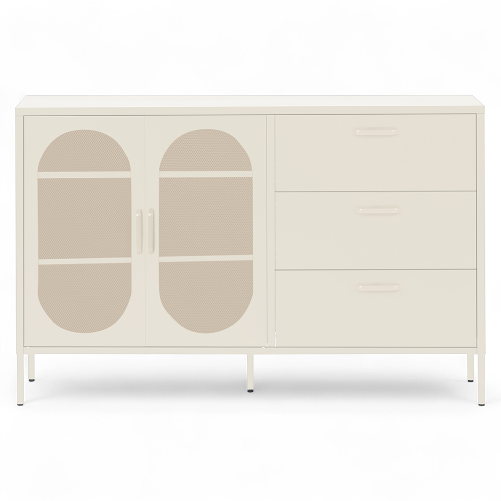 Rivian Cabinet (2 Mesh Doors with 3 Drawers) - Image 5