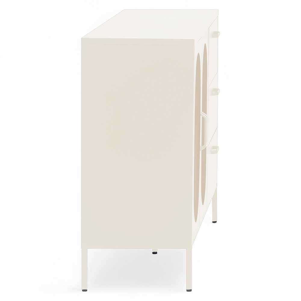 Rivian Cabinet (2 Mesh Doors with 3 Drawers) - Image 6