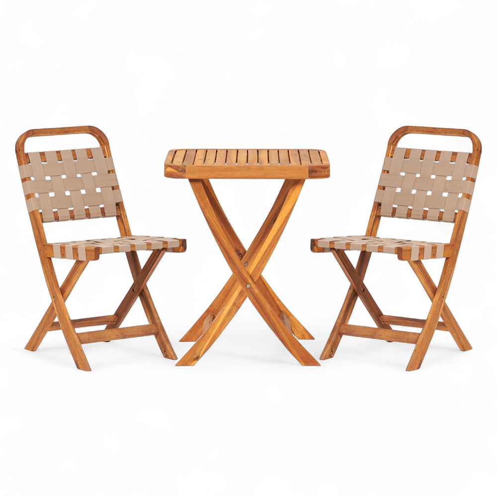 Noriko Outdoor Bistro Set (2 Seater) - Image 2