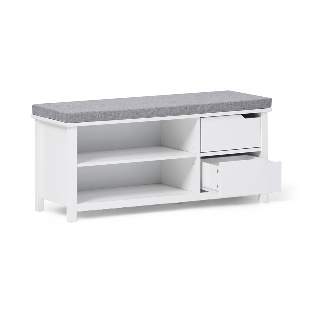 Margarett Shoe Cabinet with Padded Seat - Image 2