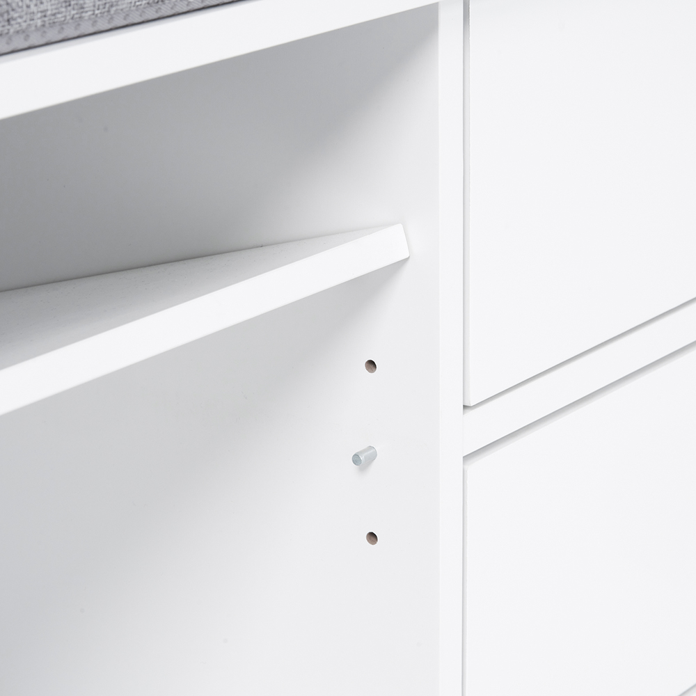 Margarett Shoe Cabinet with Padded Seat - Image 11