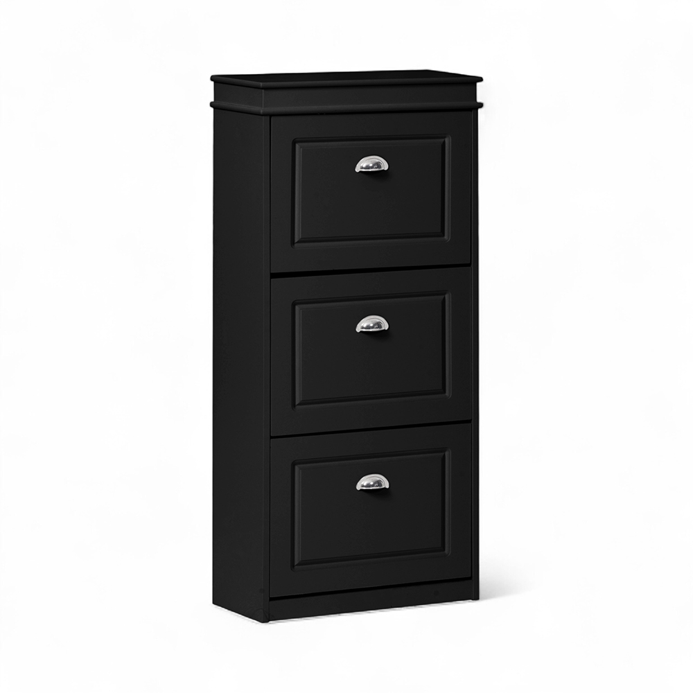 Margarett Shoe Cabinet (3 Flip Drawers) - Image 10