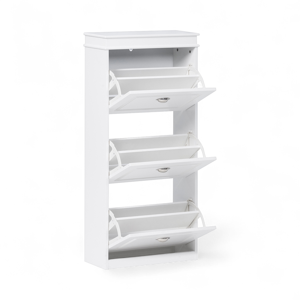 Margarett Shoe Cabinet (3 Flip Drawers) - Image 3