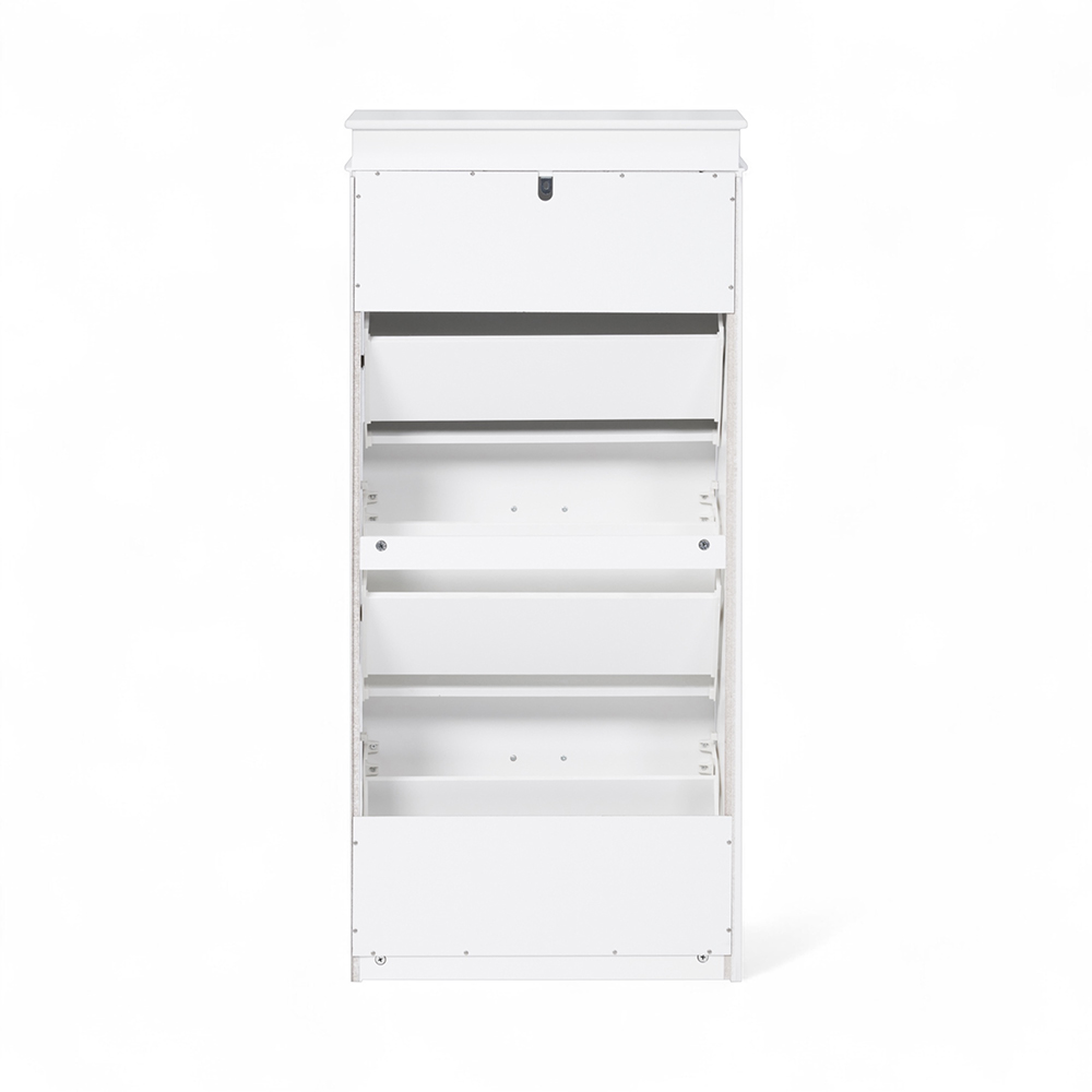 Margarett Shoe Cabinet (3 Flip Drawers) - Image 6