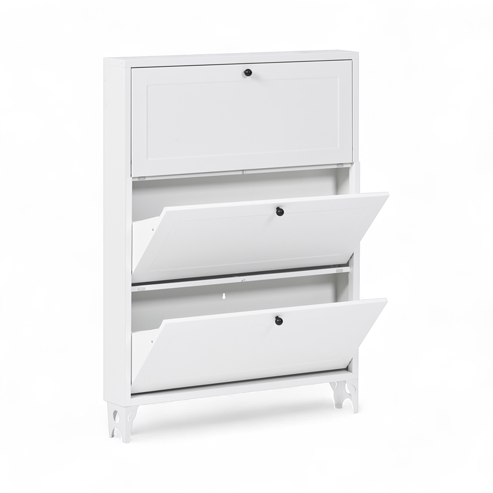 Nina Shoe Cabinet (3 Tier) - Image 2