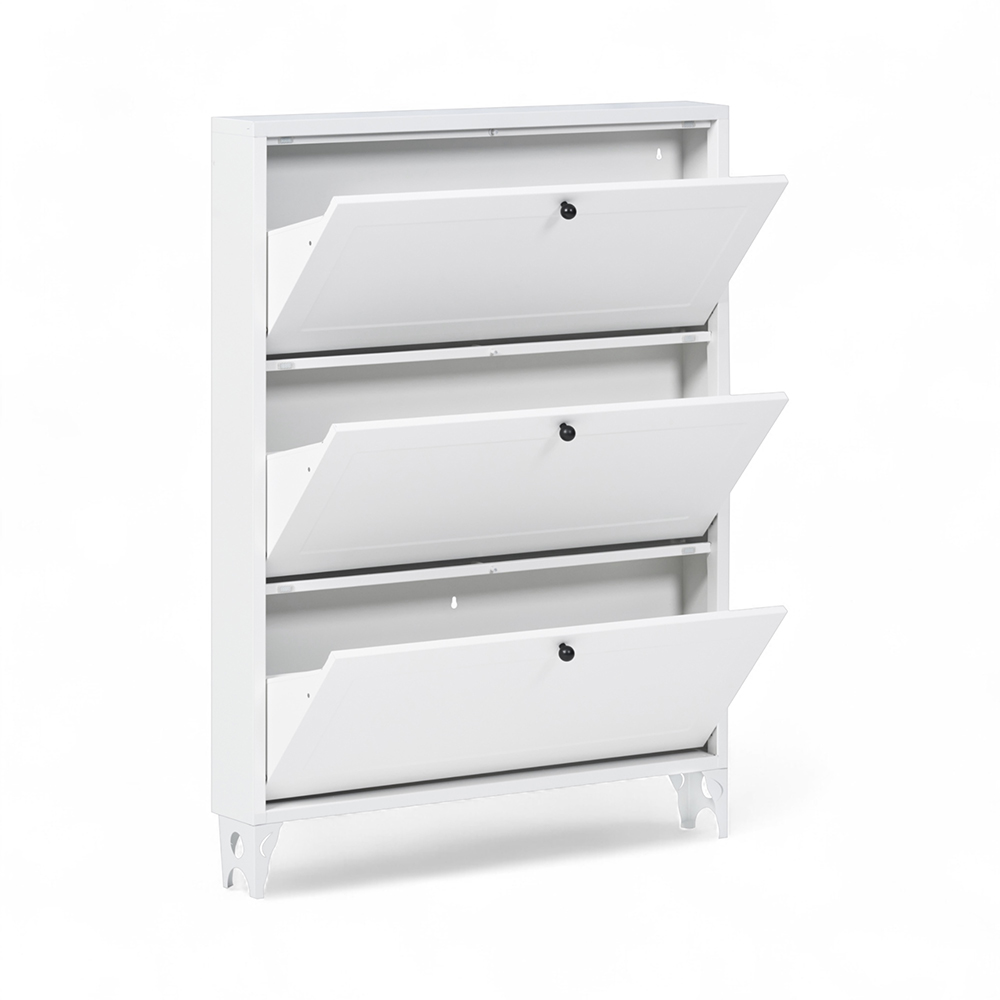 Nina Shoe Cabinet (3 Tier) - Image 3