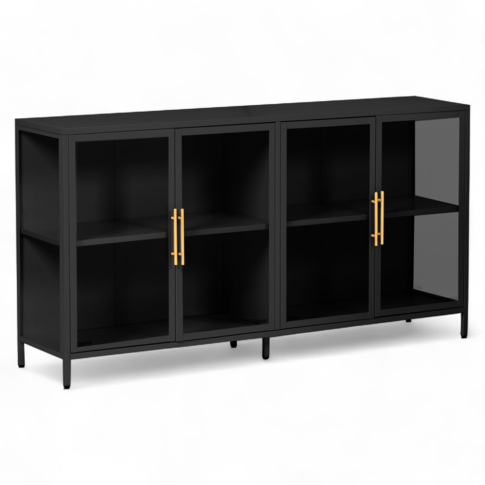 Nina TV Cabinet (4 Glass Doors) - Image 9