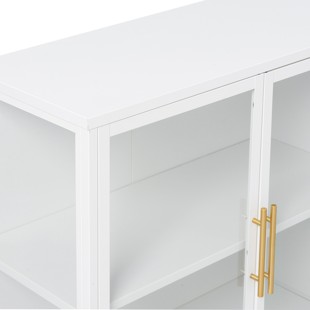 Nina TV Cabinet (4 Glass Doors) - Image 6