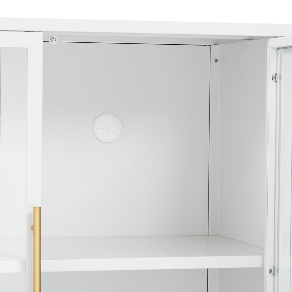 Nina TV Cabinet (4 Glass Doors) - Image 8