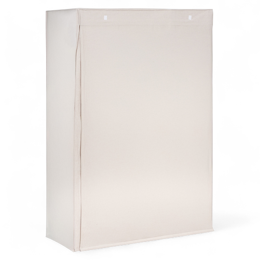 Jim Portable Fabric Covered Wardrobe - Image 2