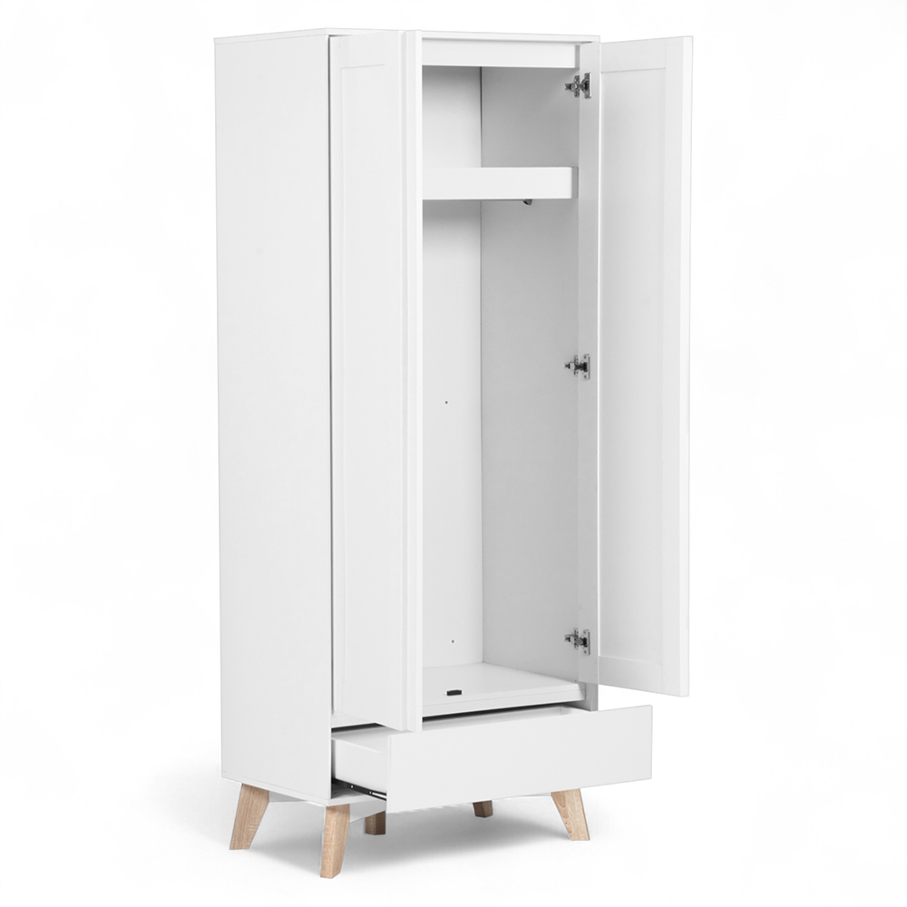 Sonia Wardrobe (2 Doors 1 Drawer) - Image 3