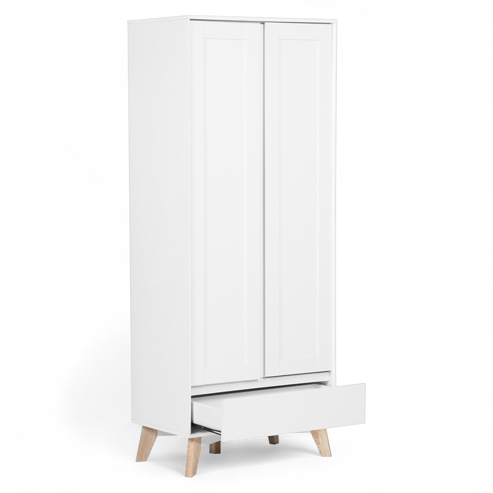 Sonia Wardrobe (2 Doors 1 Drawer) - Image 4
