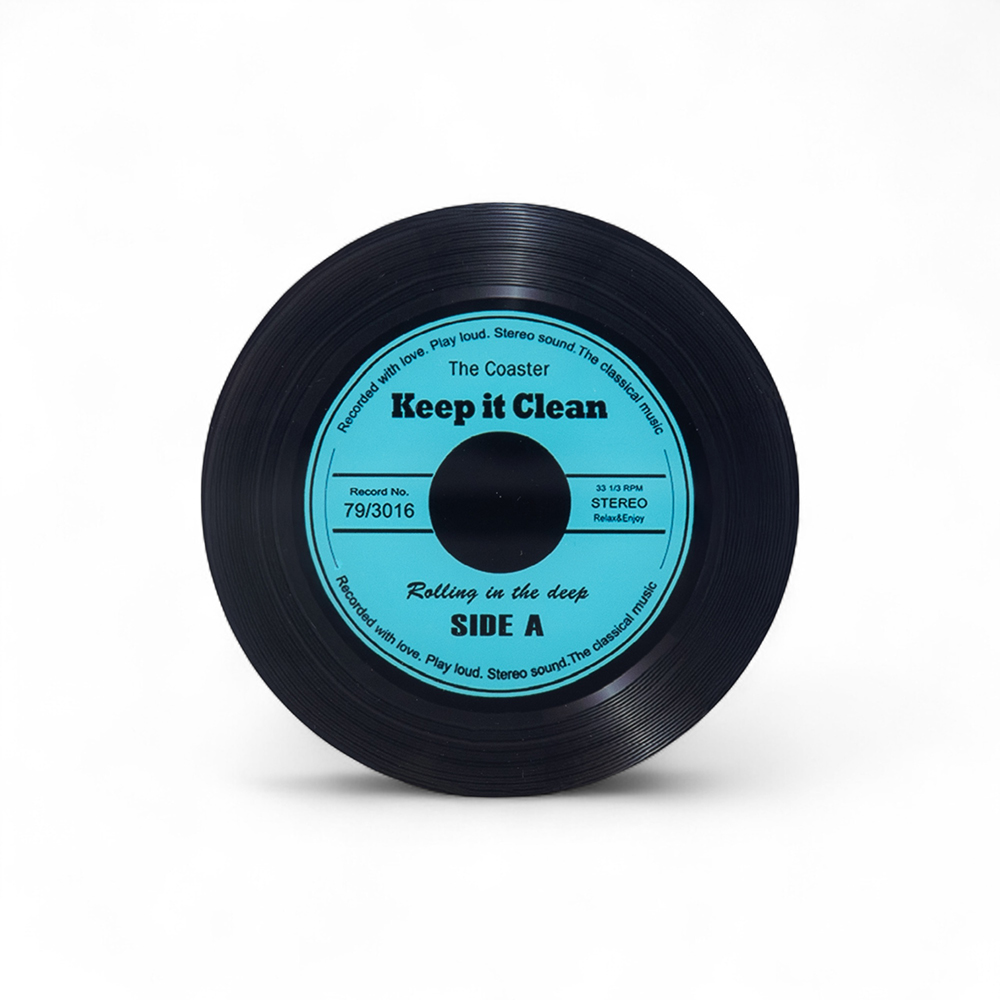 Glass Coaster with Felt Bottom (Set of 4) - Image 5