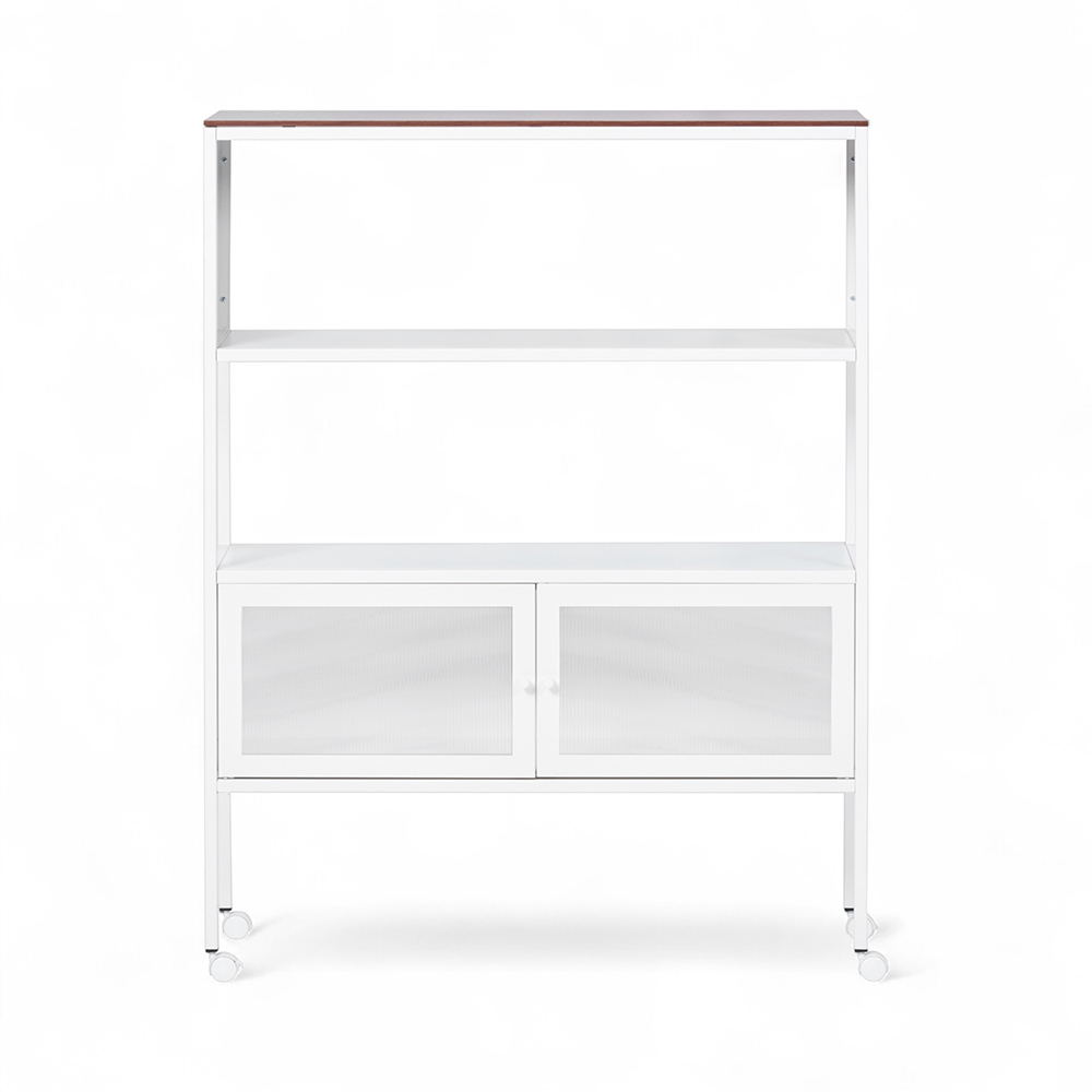 Nina Storage Shelves (2 Tier with 2 Doors) - Image 4