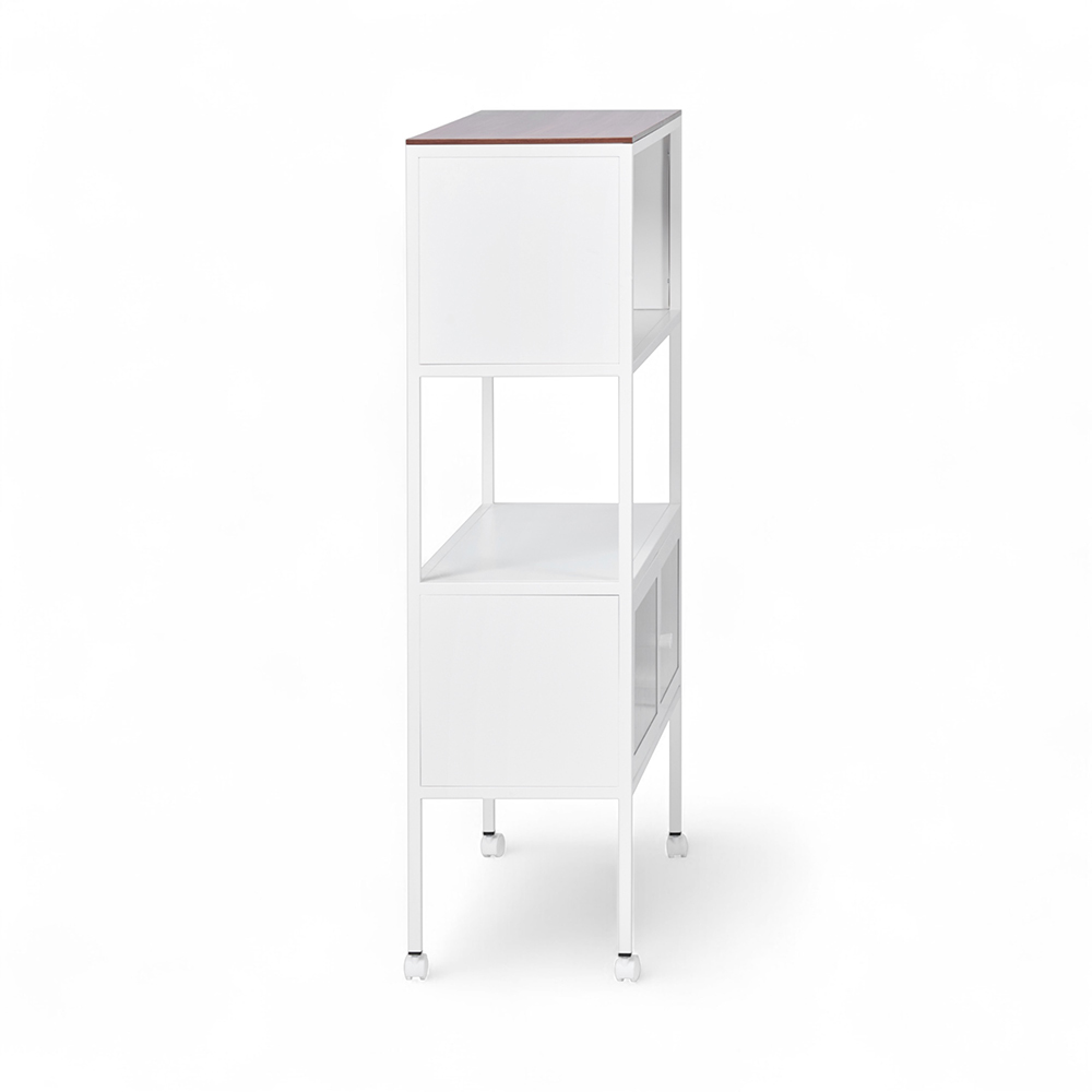 Nina Storage Shelves (2 Tier with 2 Doors) - Image 5