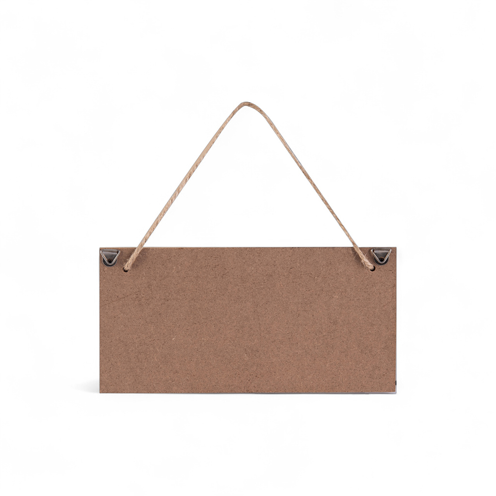 Welcome Wall Hanging with Hook (H10cm) - Image 3