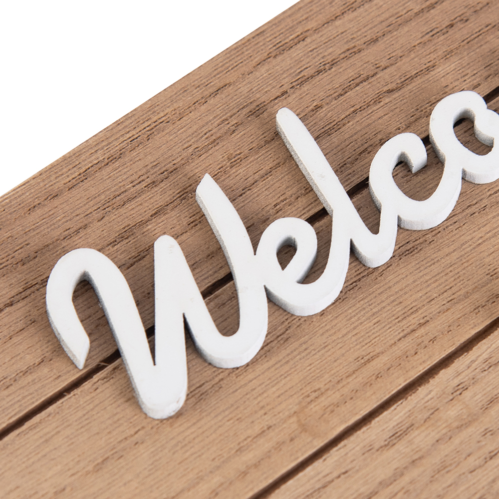 Welcome Wall Hanging with Hook (H10cm) - Image 4