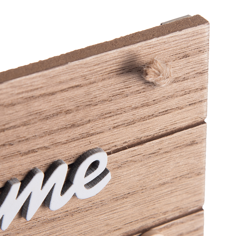 Welcome Wall Hanging with Hook (H10cm) - Image 6