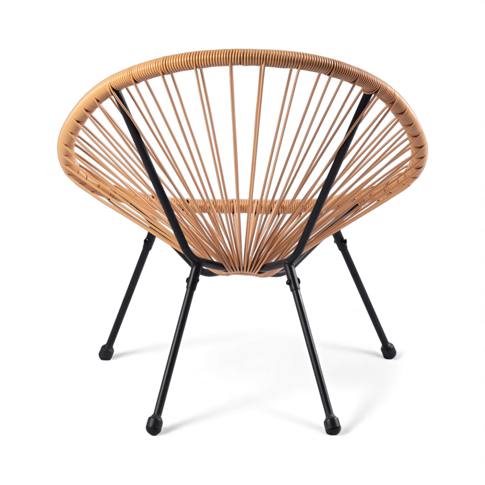 Nadin PP Rattan Moon Chair - Image 4