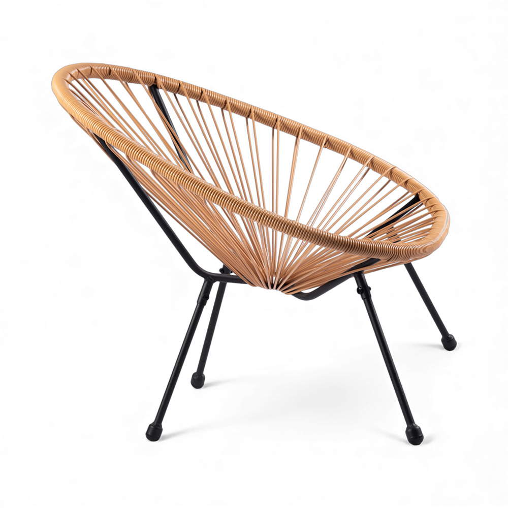 Nadin PP Rattan Moon Chair - Image 3