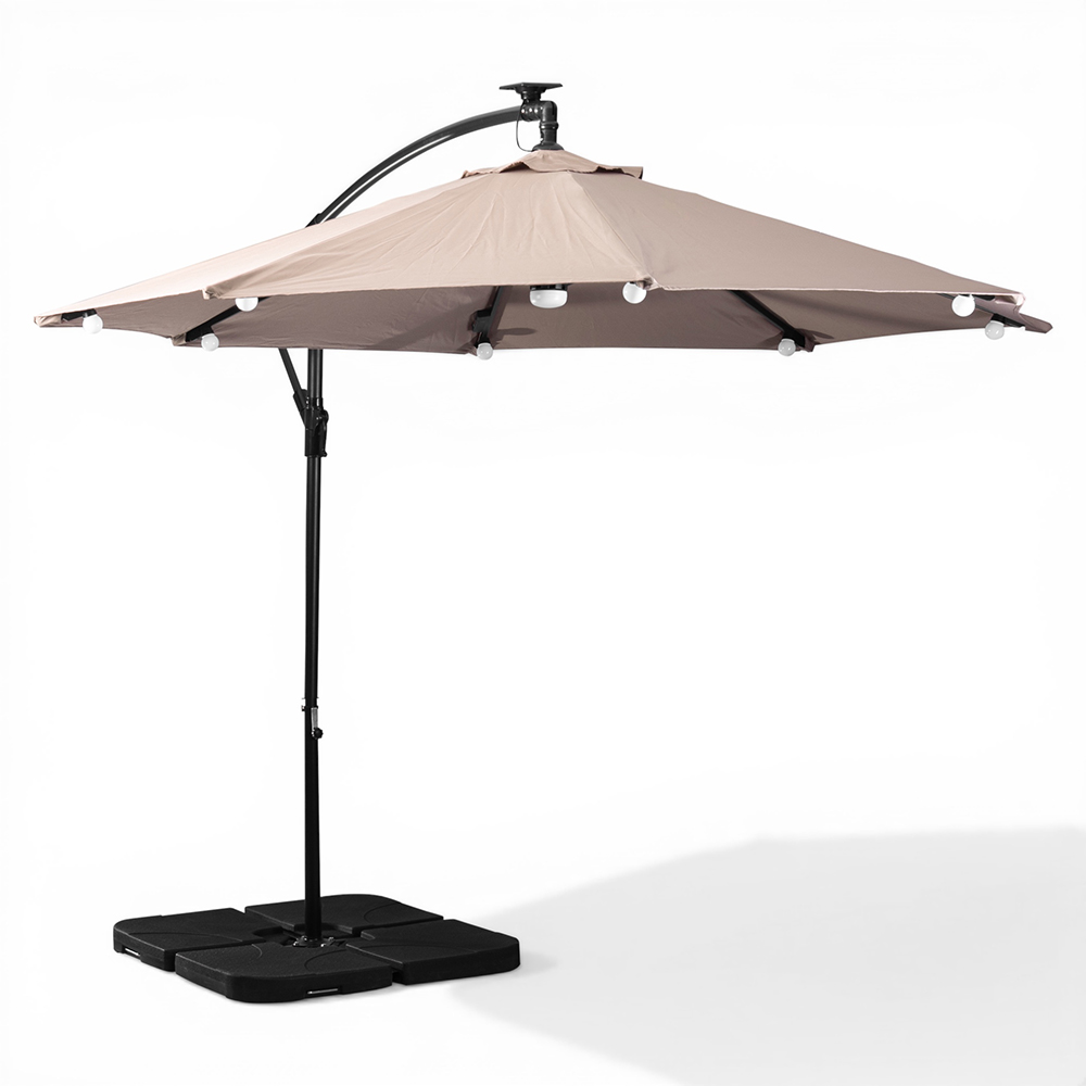 Jorah Cantilever Parasol with LED Solar - Image 3