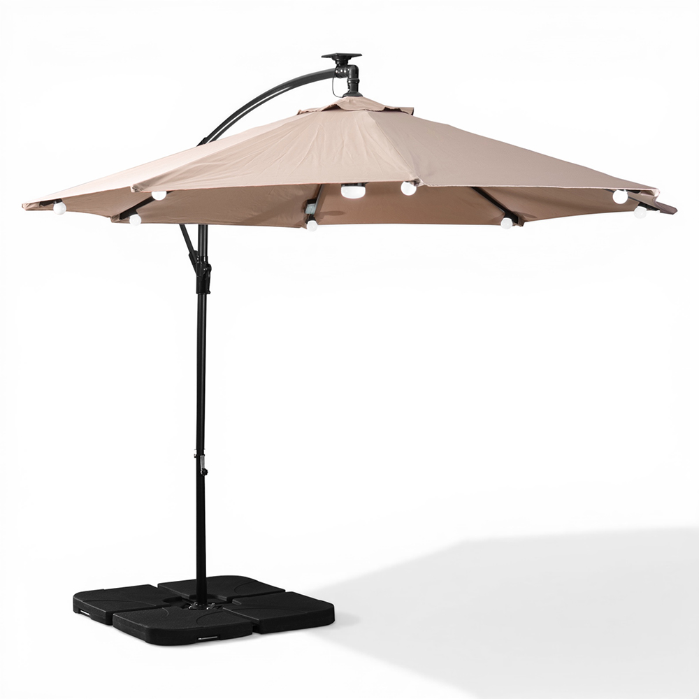 Jorah Cantilever Parasol with LED Solar - Image 10