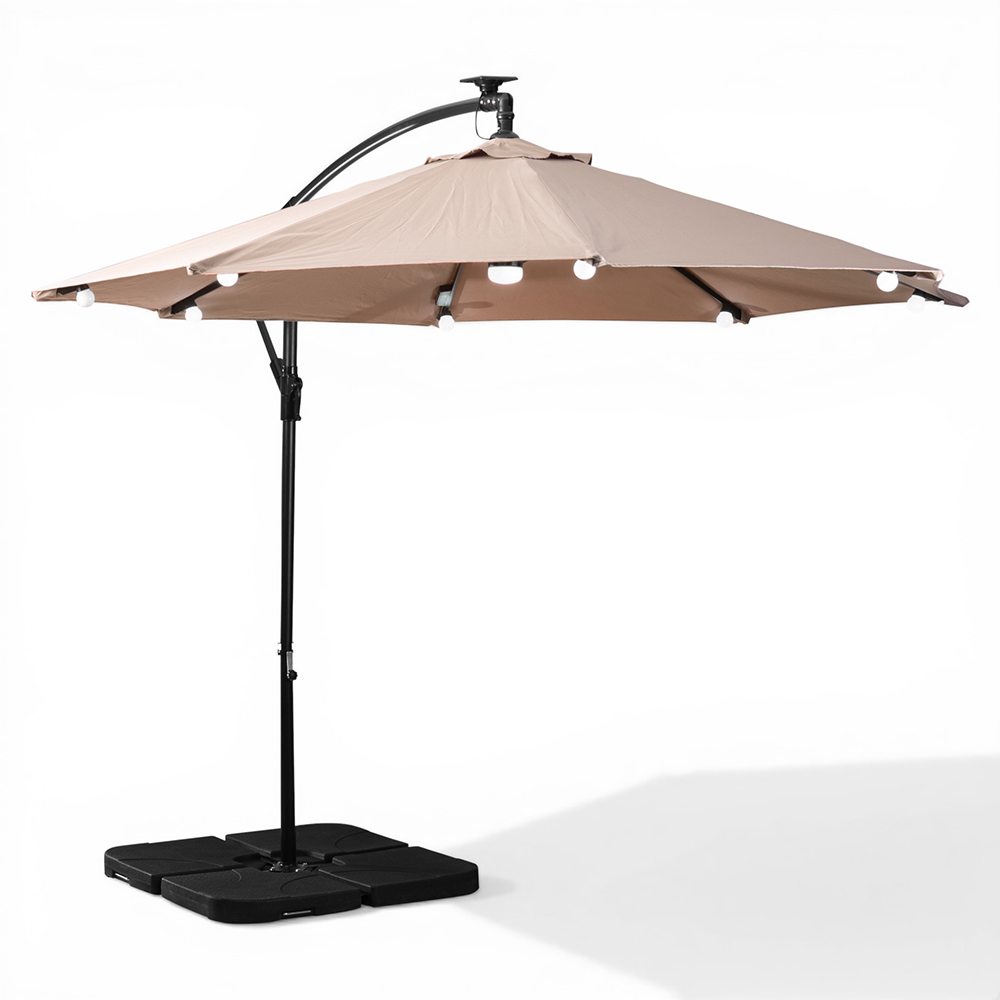 Jorah Cantilever Parasol with LED Solar - Image 11