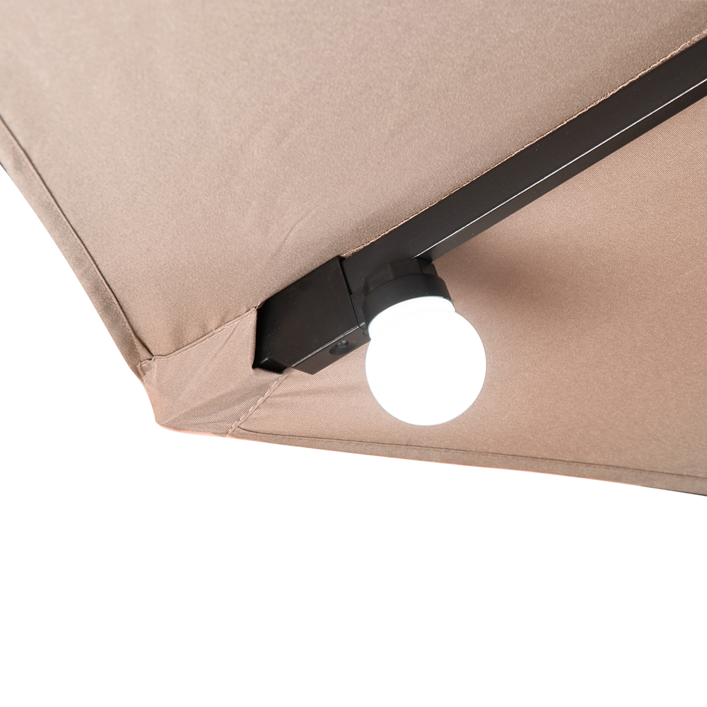 Jorah Cantilever Parasol with LED Solar - Image 17