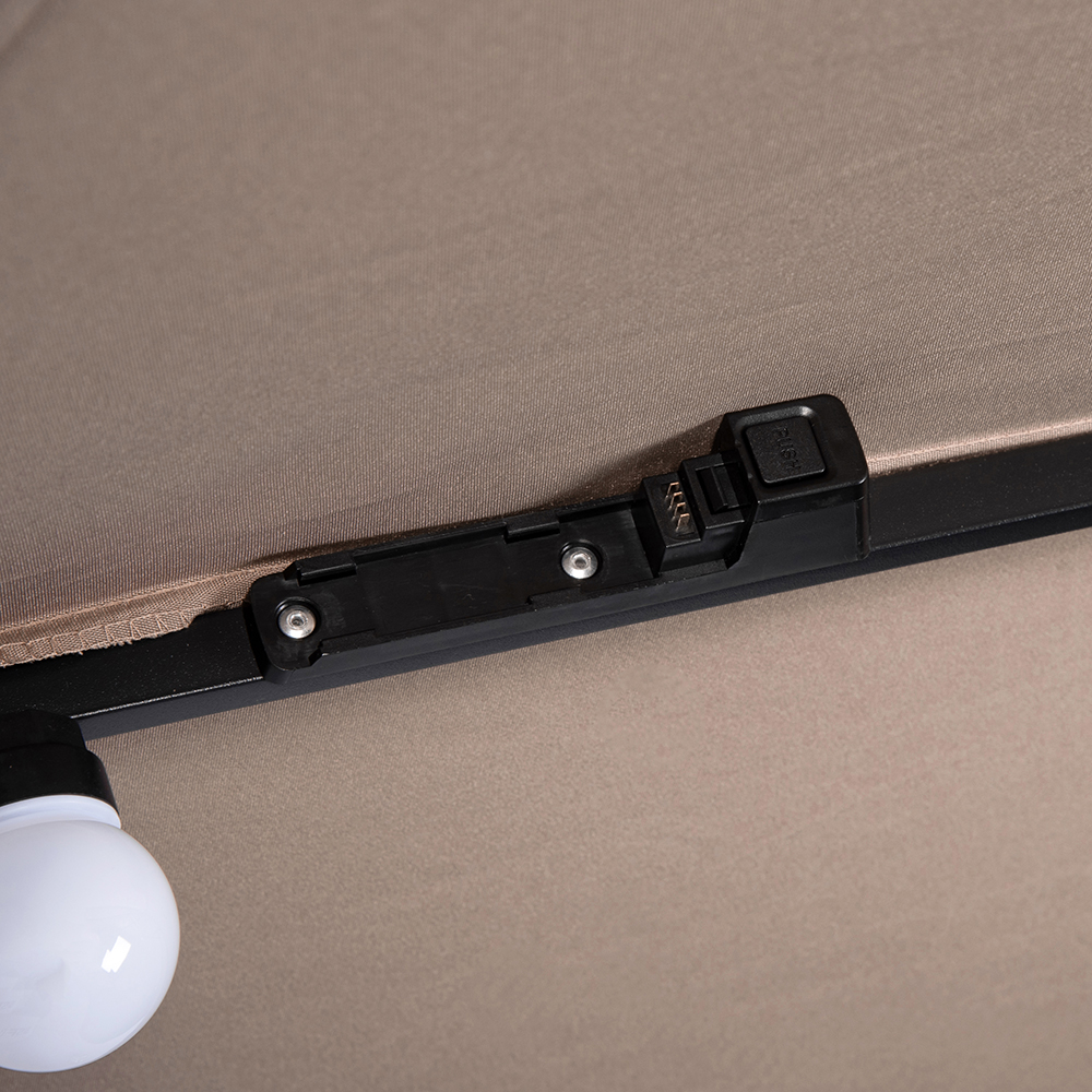 Jorah Cantilever Parasol with LED Solar - Image 14