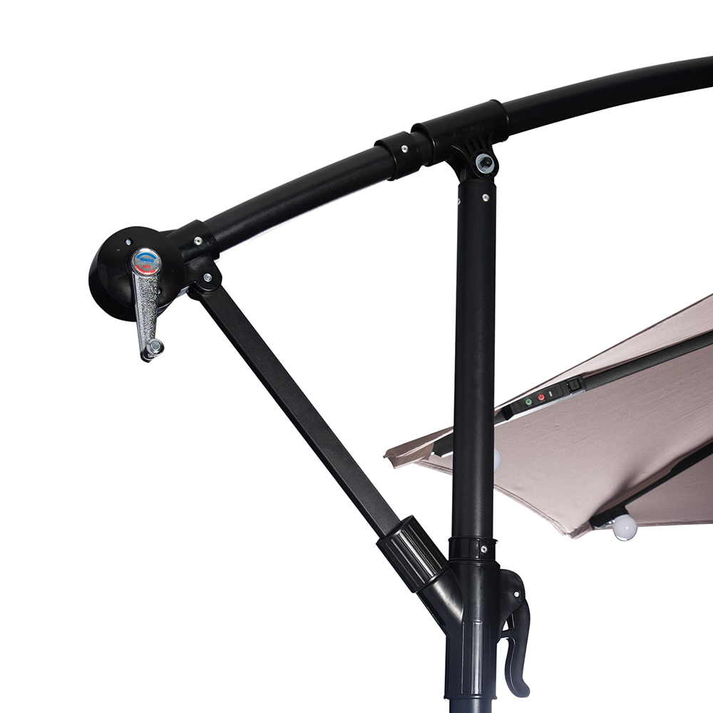 Jorah Cantilever Parasol with LED Solar - Image 19