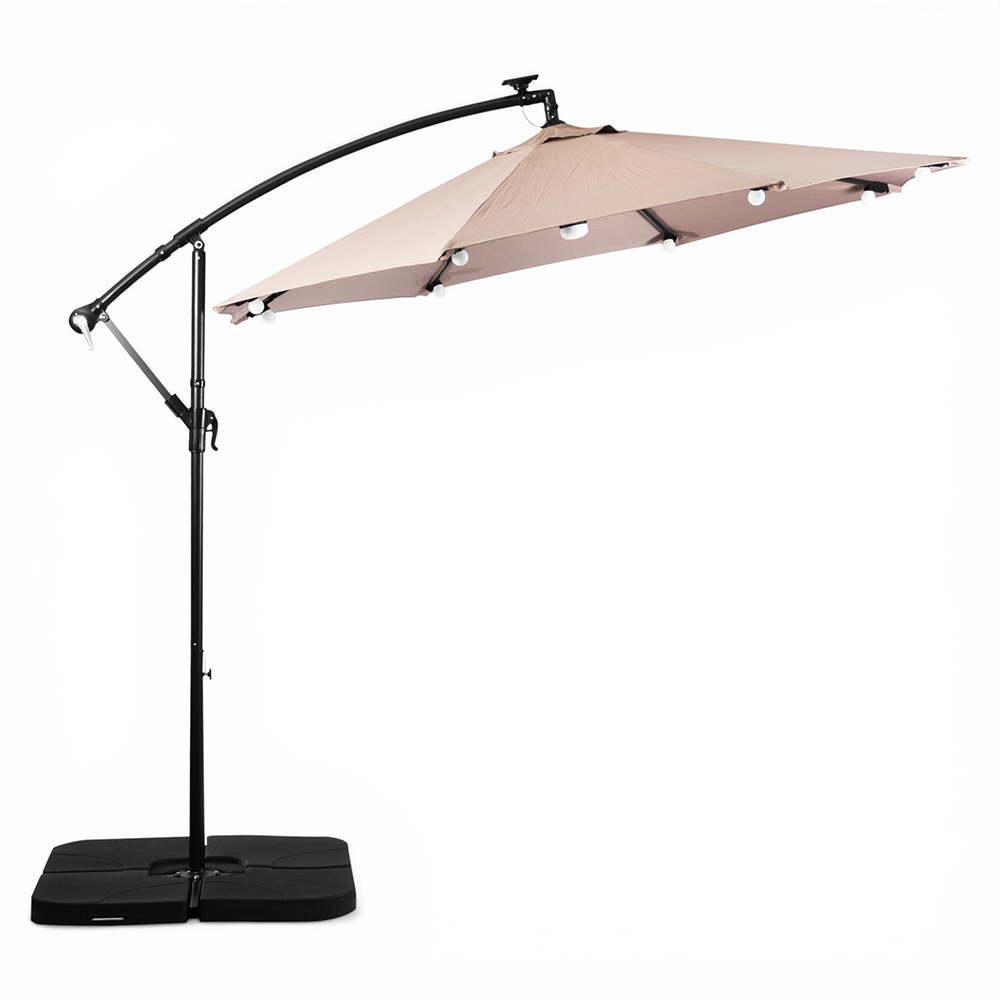Jorah Cantilever Parasol with LED Solar - Image 6