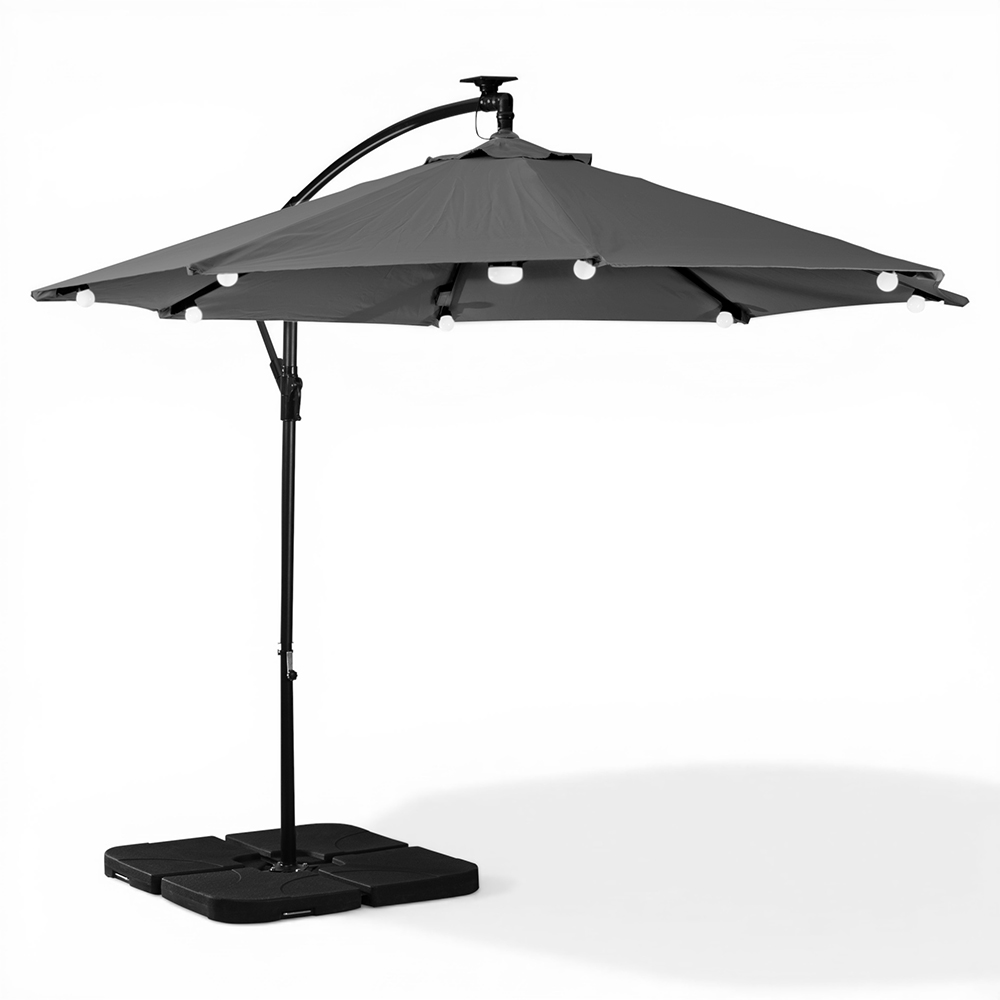 Jorah Cantilever Parasol with LED Solar - Image 33