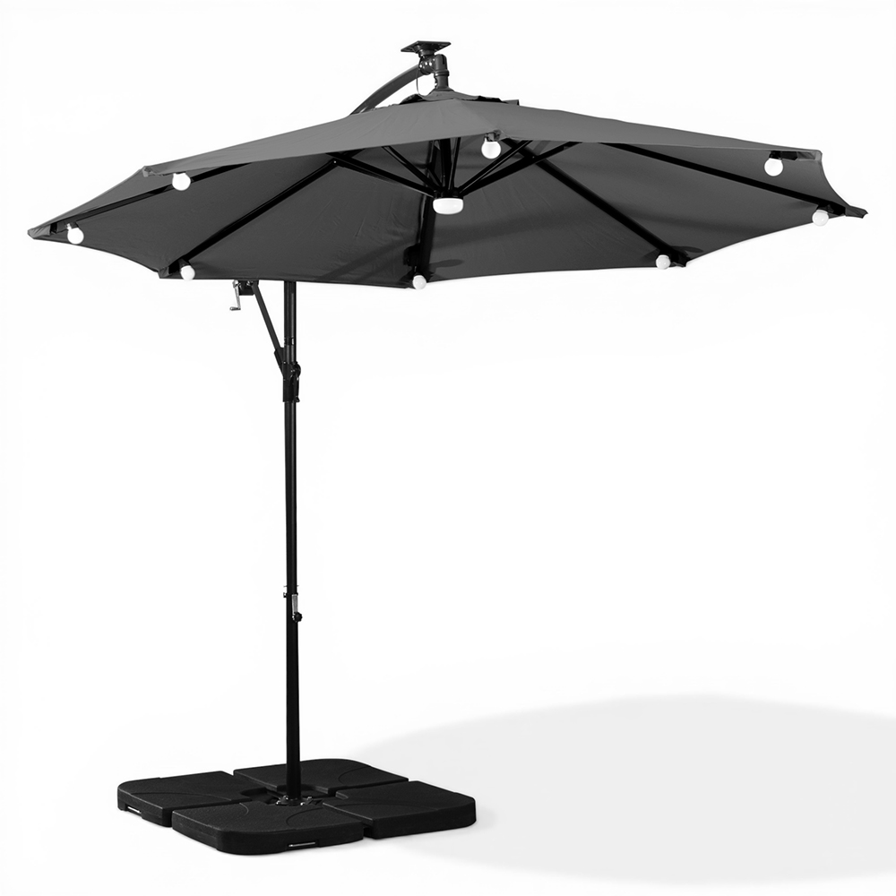 Jorah Cantilever Parasol with LED Solar - Image 31