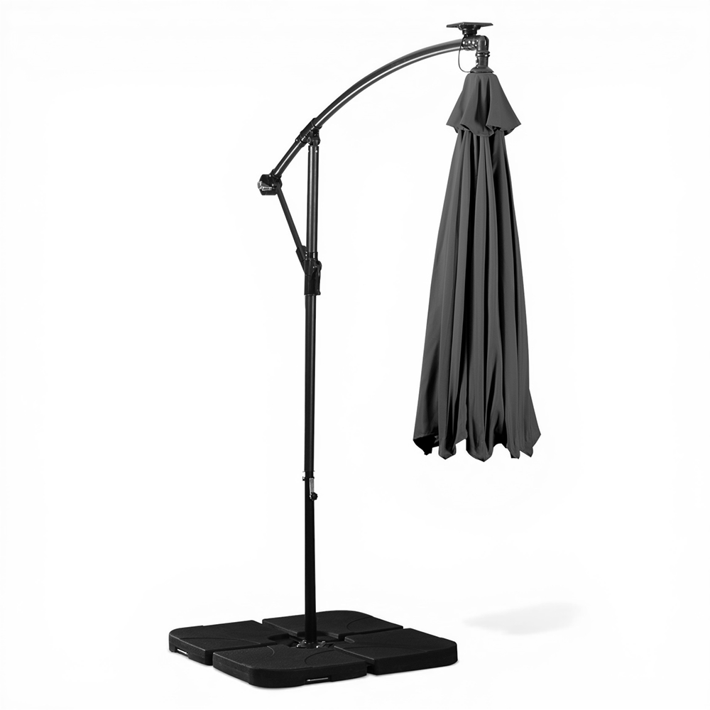 Jorah Cantilever Parasol with LED Solar - Image 38