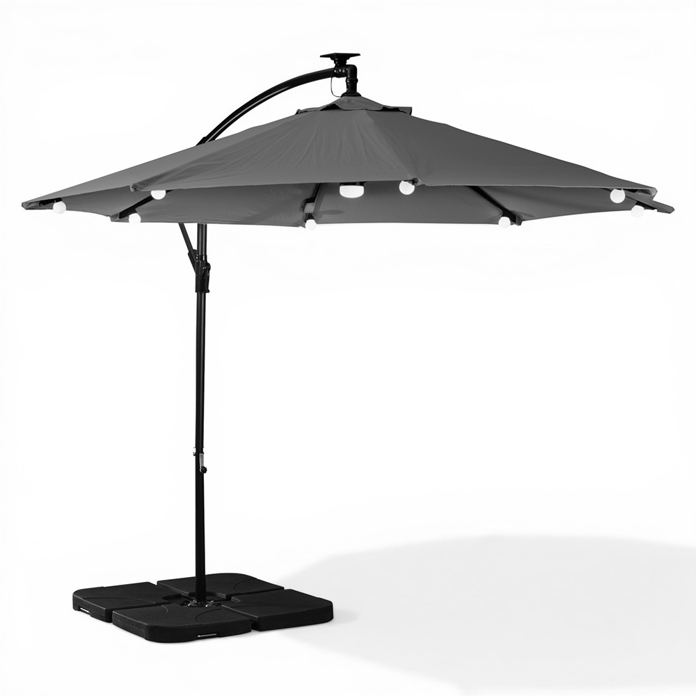 Jorah Cantilever Parasol with LED Solar - Image 40