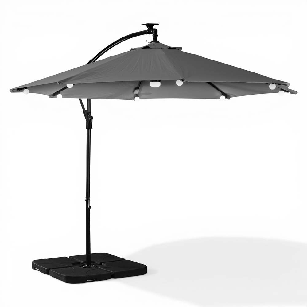 Jorah Cantilever Parasol with LED Solar - Image 41