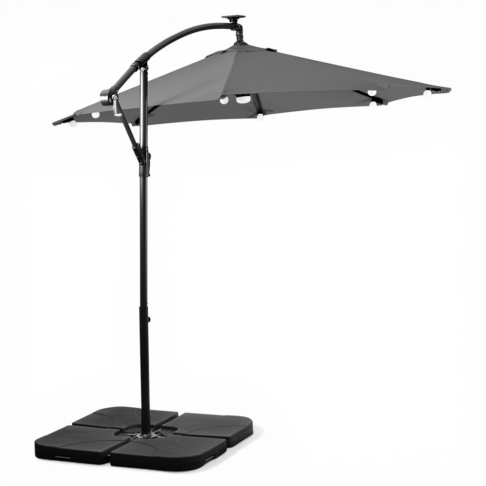 Jorah Cantilever Parasol with LED Solar - Image 42