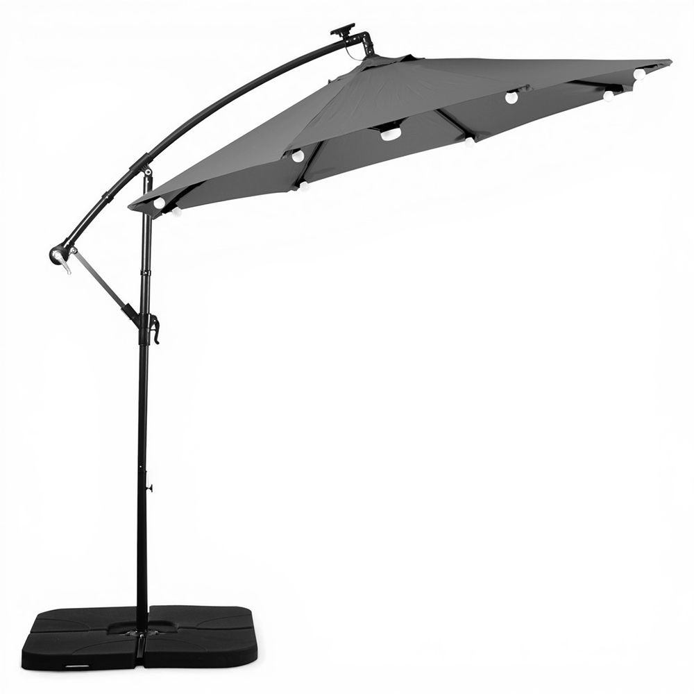 Jorah Cantilever Parasol with LED Solar - Image 37
