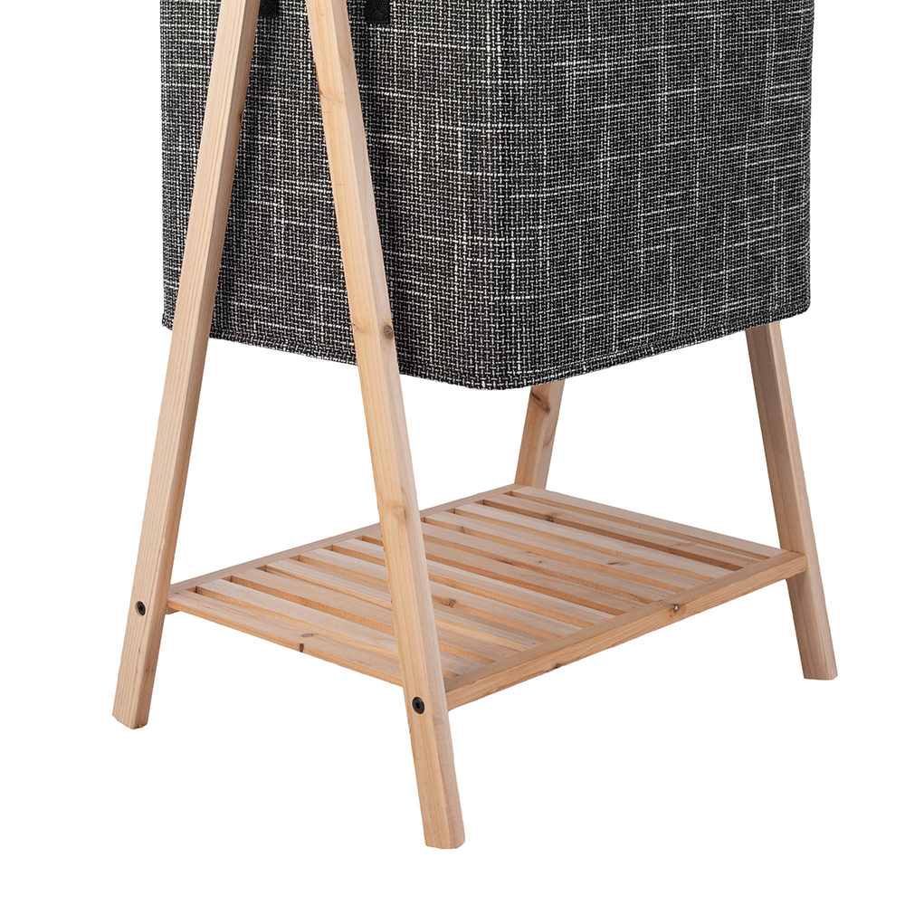 Toru Wooden Storage Rack with 2 Baskets - Image 11