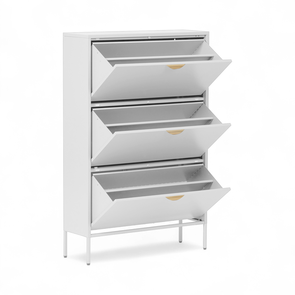 Nina Shoe Cabinet (3 Tier) - Image 2