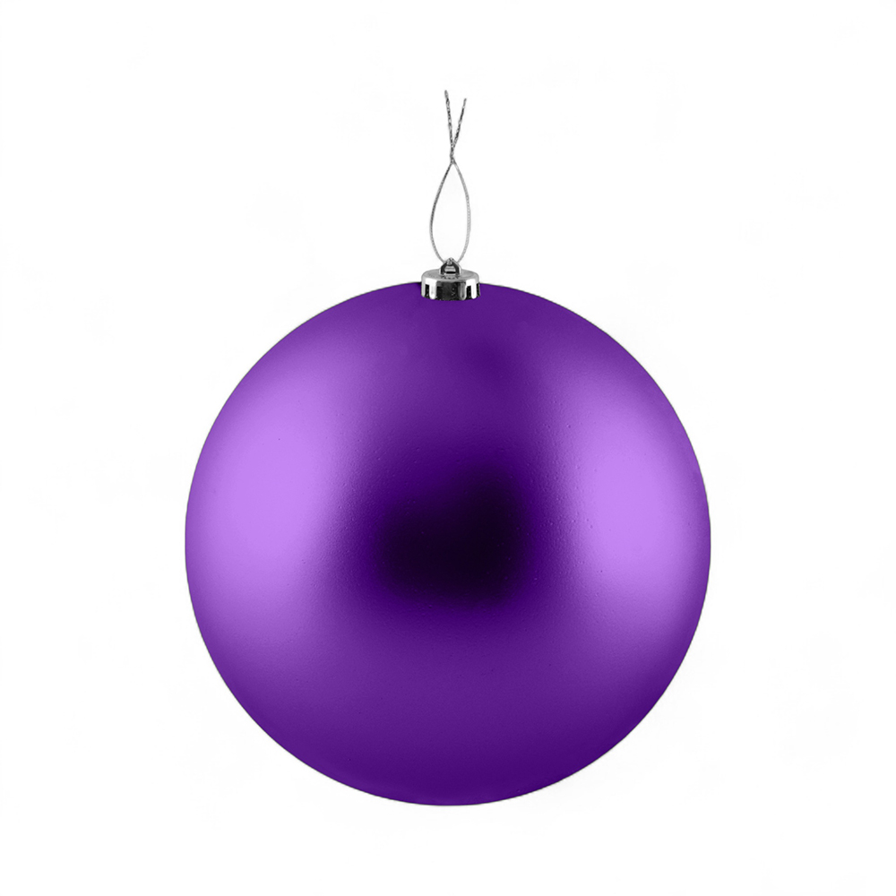 Matte Christmas Hanging Ball (25cm) - Image 8