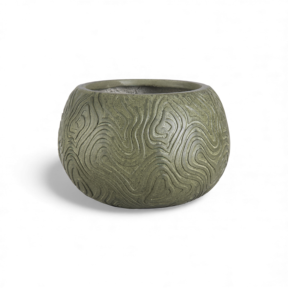 Planter with Embossed Pattern