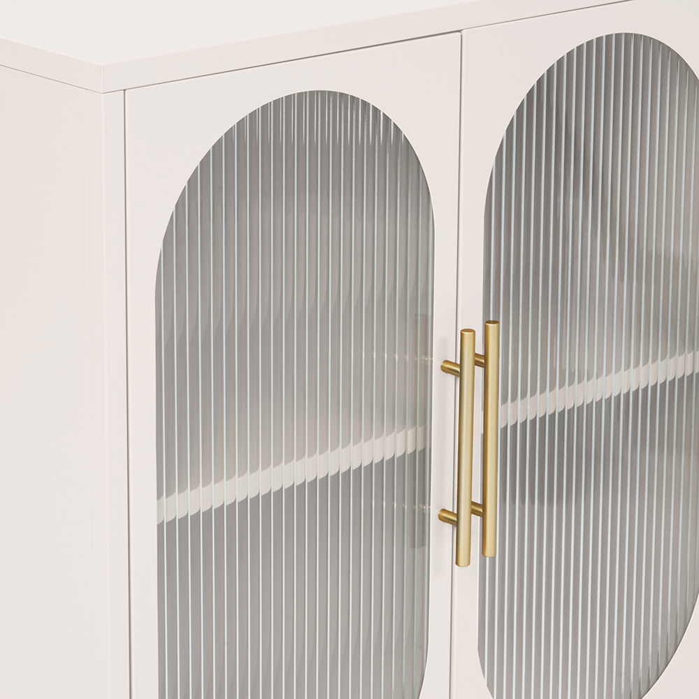 Nina 4 Glass Doors Cabinet - Image 9