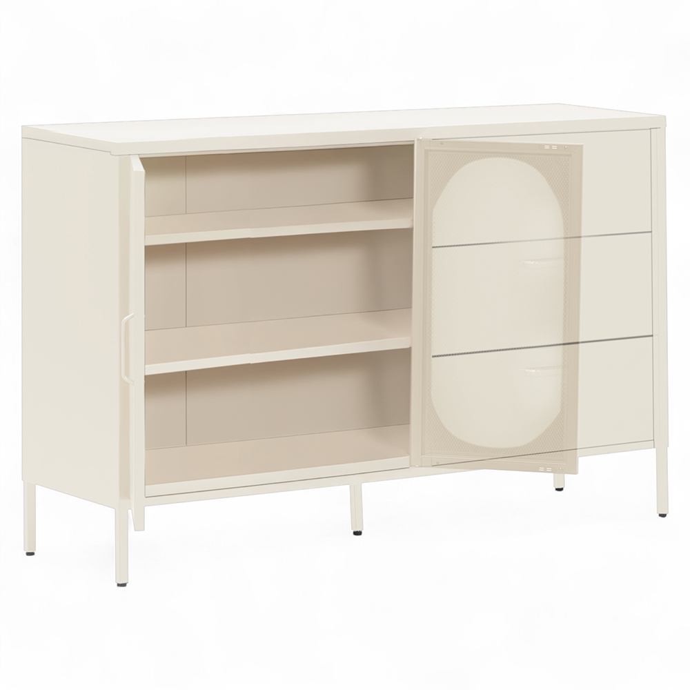 Amelia Cabinet (2 Mesh Doors with 3 Drawers) - Image 3