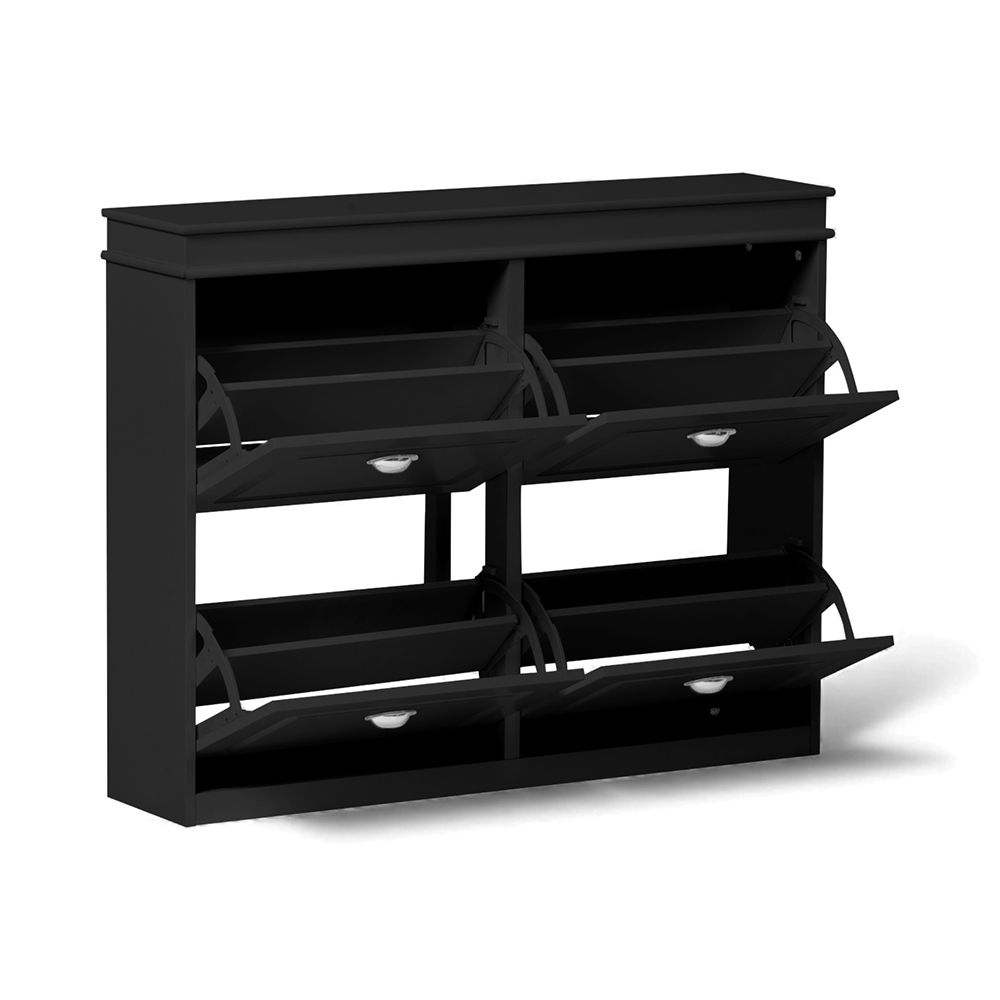 Marcus Shoe Cabinet with 4 Flip-Drawers - Image 2