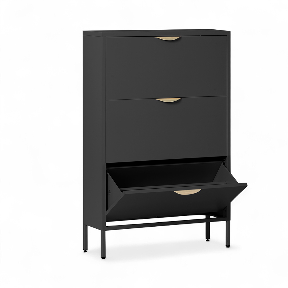 Rowen Shoe Cabinet (3 Tier) - Image 2