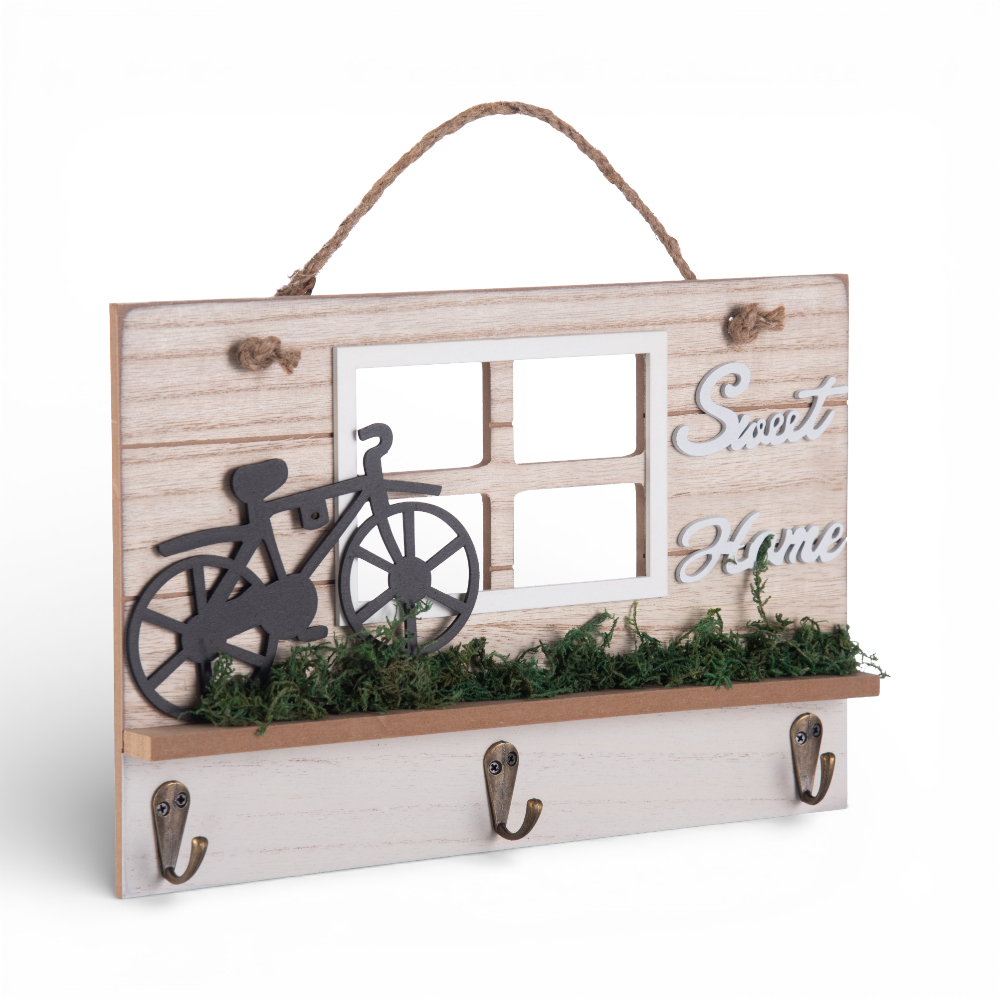 Wall Hanging with Hooks (H20cm)