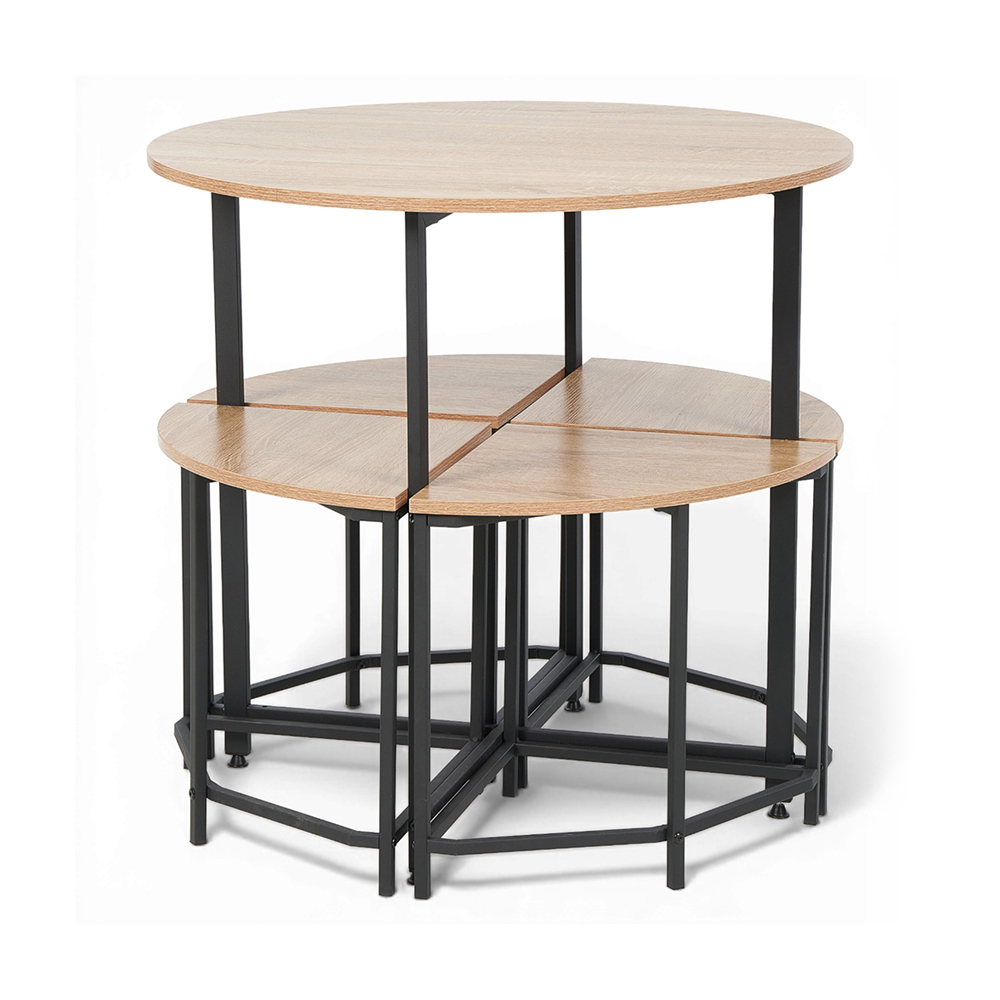 Melvyn Round Dining Set (4 Seater) - Image 2