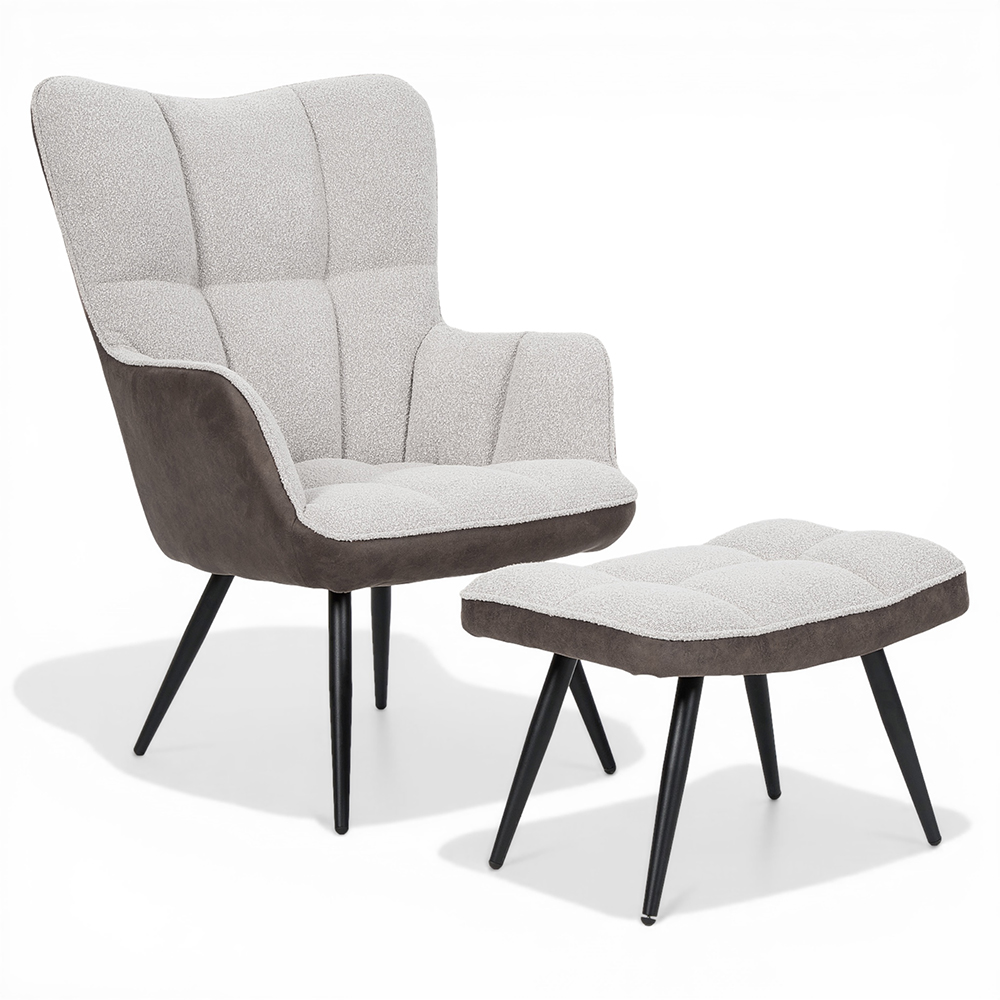 Clifton Lounge Chair with Ottoman - Image 16